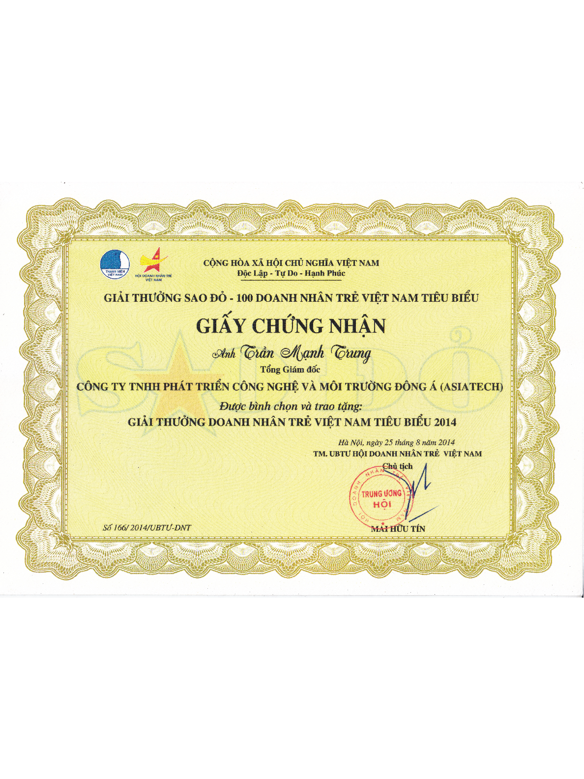 2014 GIAI THUONG sao do