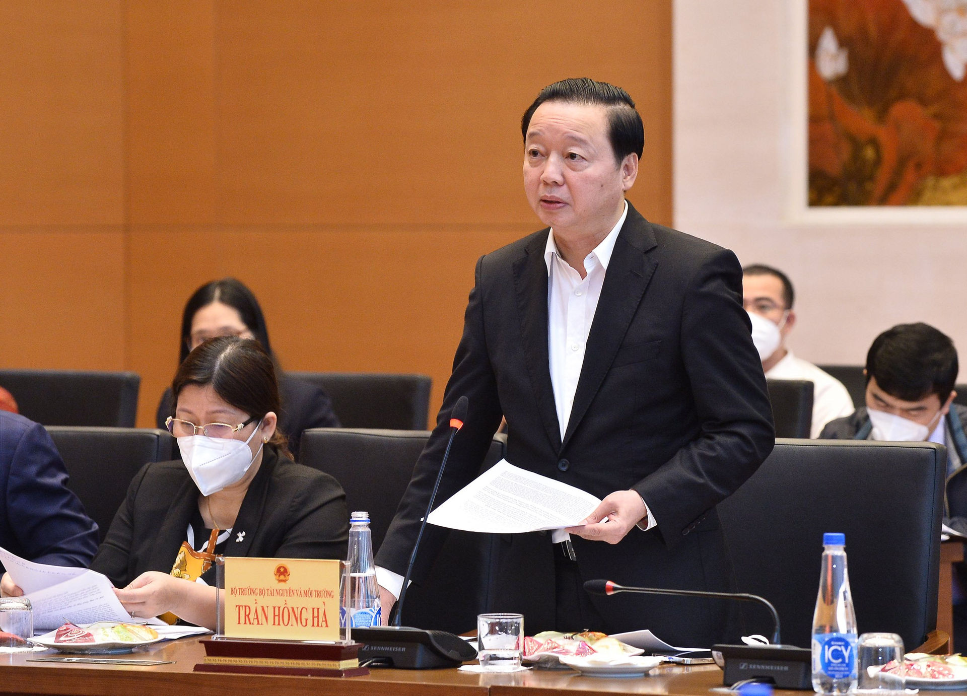 Đoàn Giám sát của Ủy ban Thường vụ Quốc hội làm việc với Bộ TN&MT