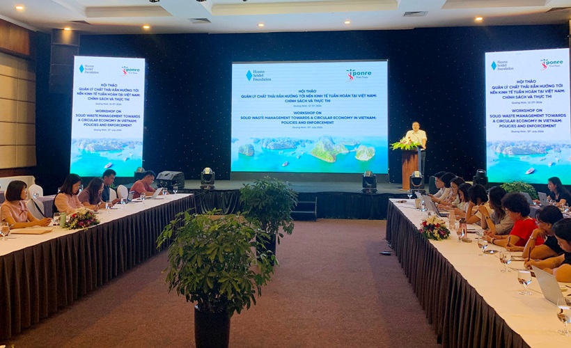Hội thảo Quản lý chất thải rắn hướng tới nền kinh tế tuần hoàn tại Việt Nam: Chính sách và Thực thi